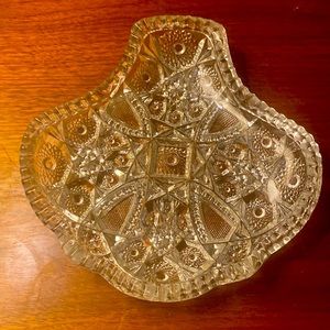 Vintage glass candy bowl